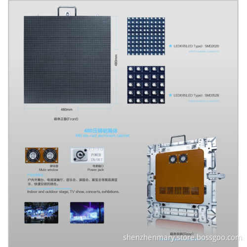 480 Die-Cast Aluminum Cabinet